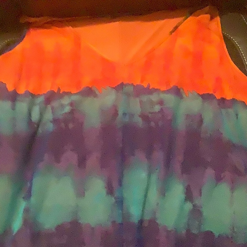 Vibrant Multicolor Tie-Dye Sleeveless Top